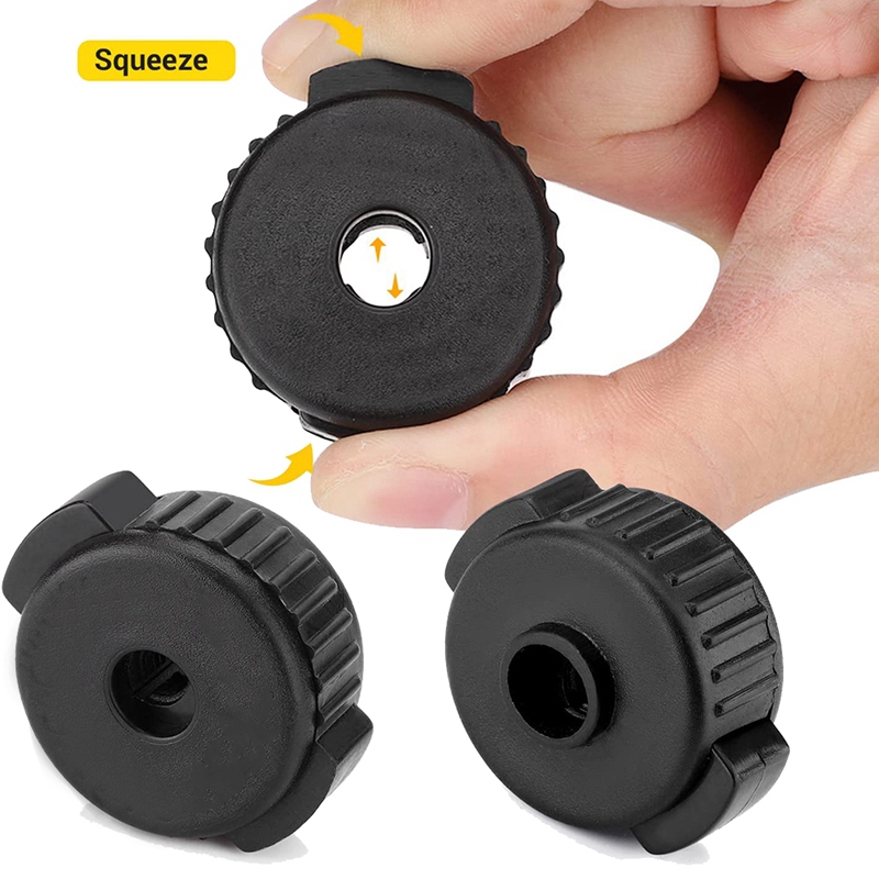 (ZGMK) 6 PCS Plastic Cymbal Nuts, Cymbal Nut for Percussion Drum Kit,Percussion Replacement Parts