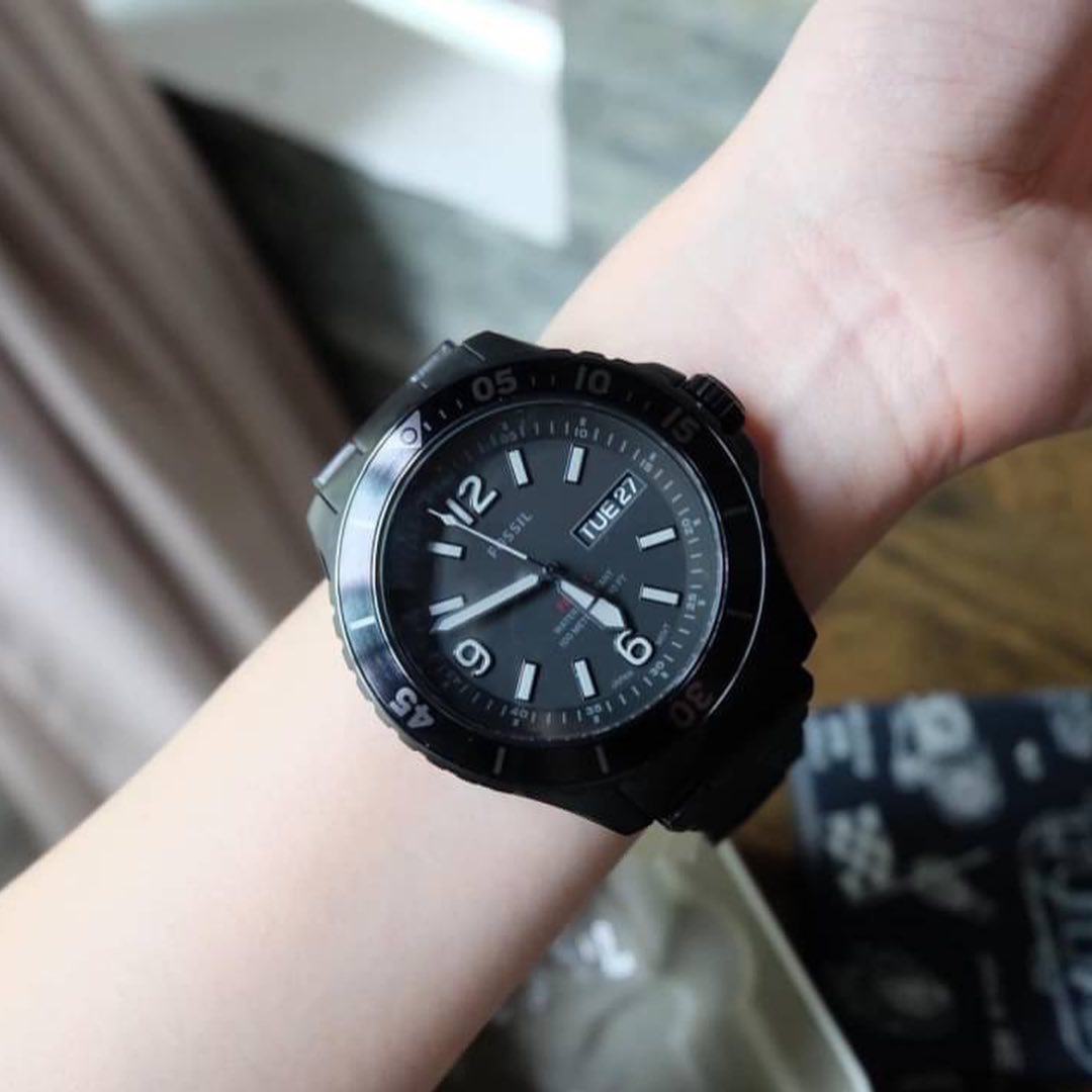 Fossil FS5688 FB-02 Three-Hand Date 