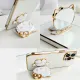 TA for Vivo Y03 Y18 Y18E Y28S 5G Back Cover Back Cover Hello Kitty Mirror Folding Bracket Luxury Plating Case Soft Silicone Square Phone Case for Girls. 