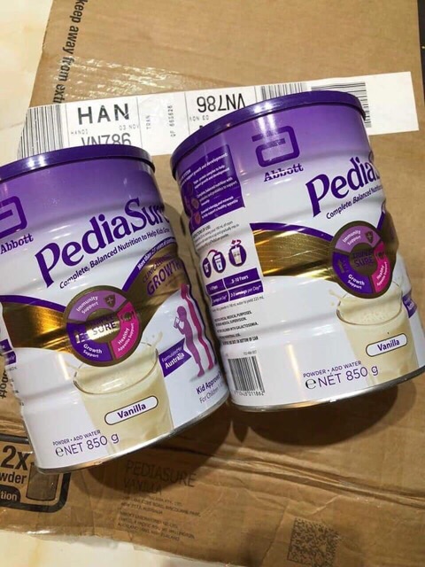 [date 2025]Sữa Bột Pediasure Úc Vanilla 850g - Úc