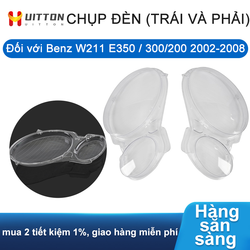 Car headlight lens glass lampshade fog lamp cover headlight cover for mercedes benz e class w211 2002-2008 e320 e350 e280 e300 e5