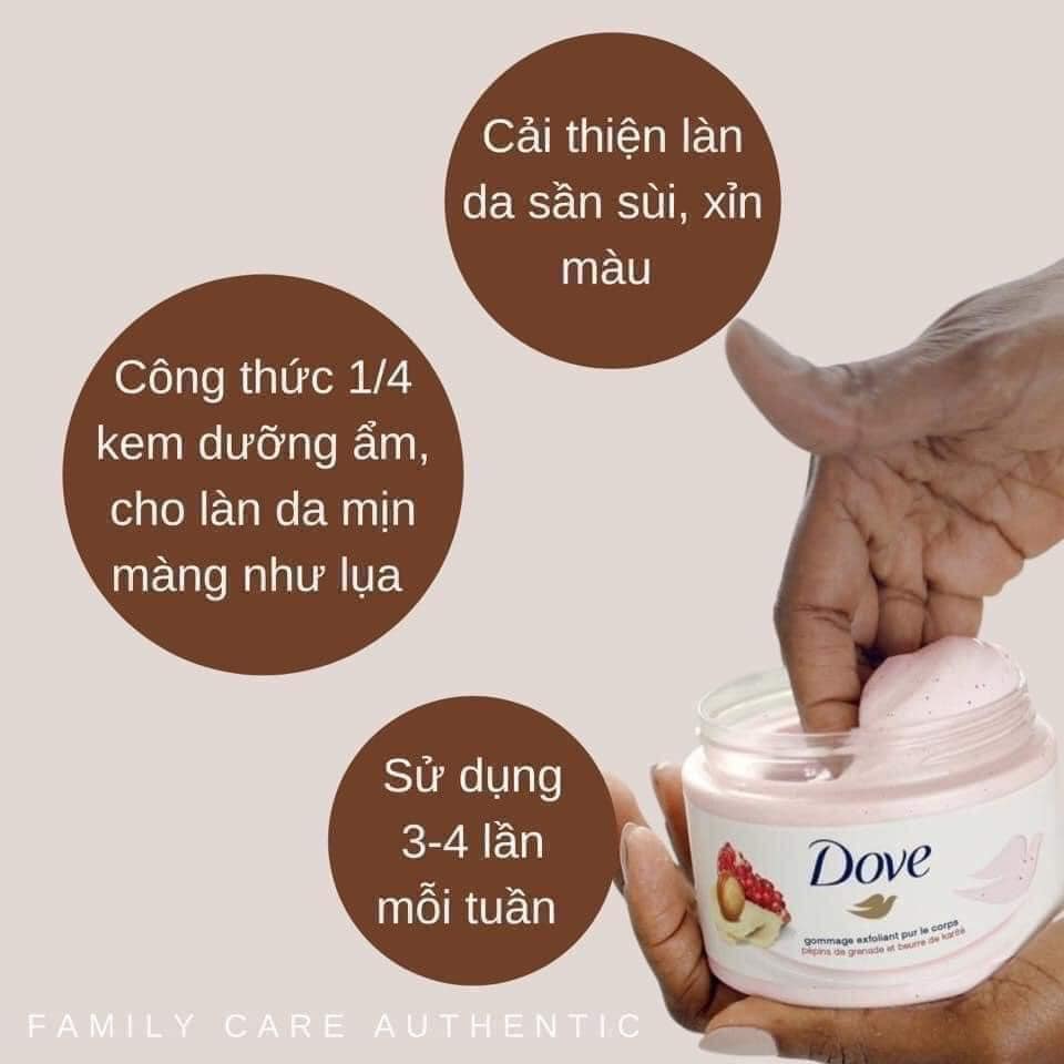 TẨY DA CHẾT DOVE - BẢN ĐỨC