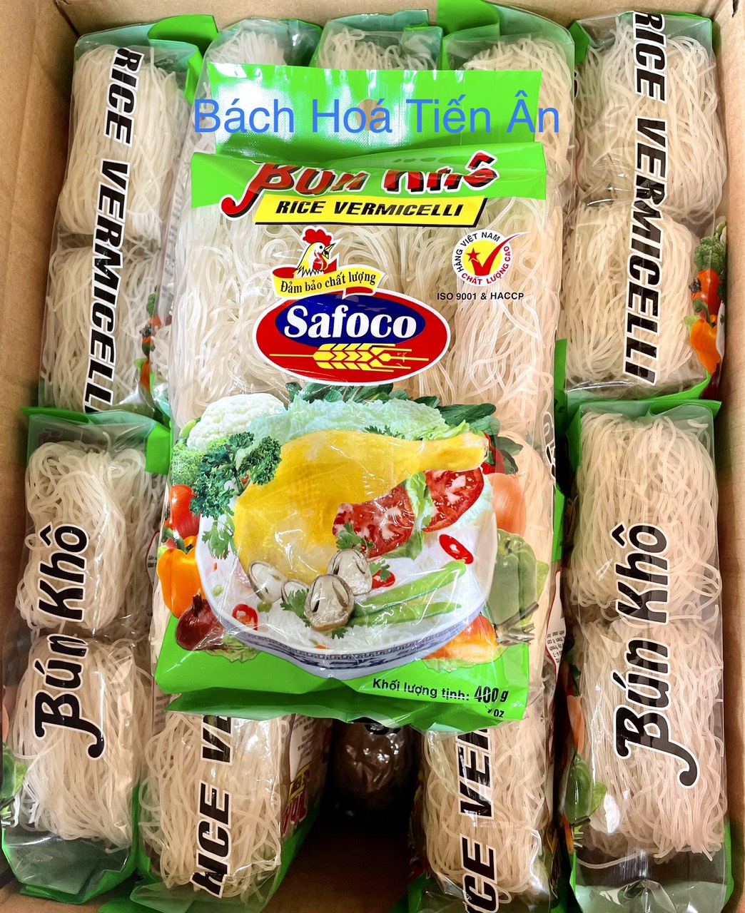 Bún Khô  Safoco gói 400g RICE VERMICELLI