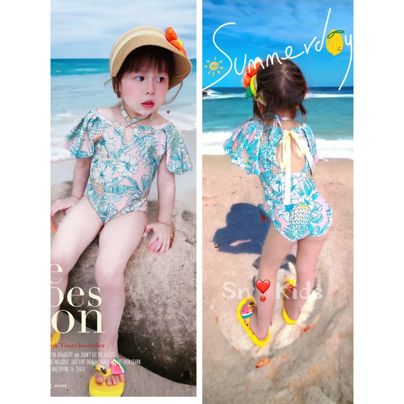 Bikini liền cánh tiên cho bé gái
