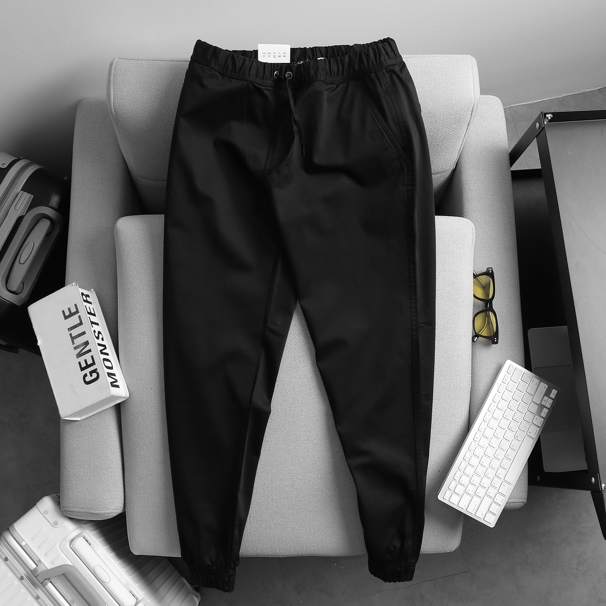 Quần jogger nam dài kaki vải đẹp, bền màu