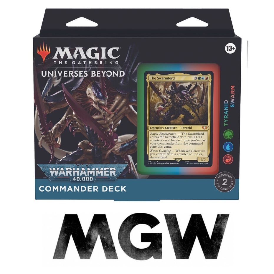 Magic The Gathering MTG Warhammer 40,000 Commander Deck Tyranid Swarm Lazada Singapore