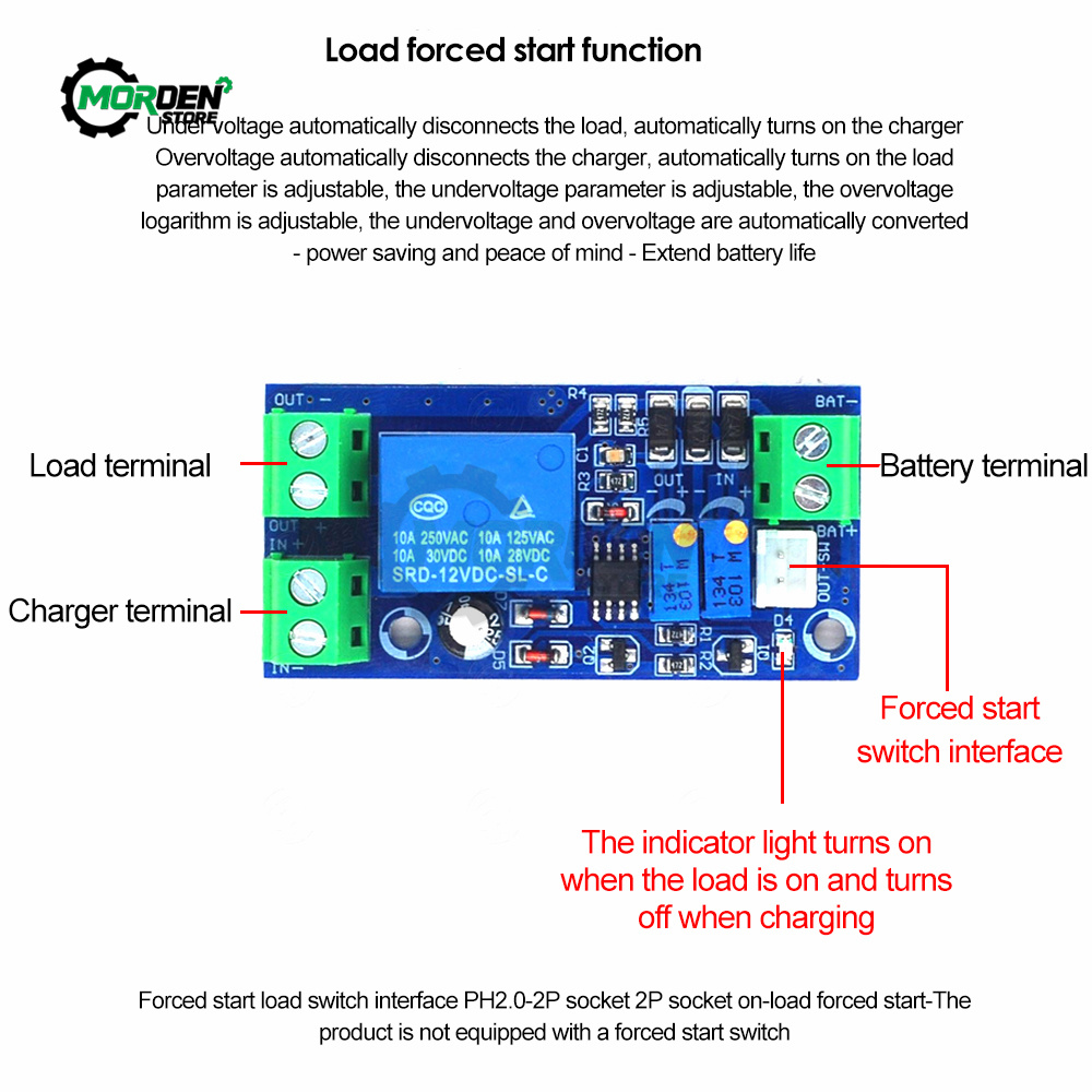 Protection Module Automatic Switching Module Ups Emergency Cut-Off 12v To 48v Control Board Power Supply Accessories. 