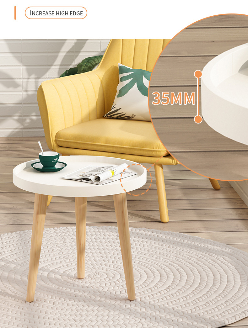 JJT [Miễn Phí Vận Chuyển]Bàn ăn nhẹ, Bàn cà phê, Bàn bên sofa, Bàn cạnh giường ngủ, Bàn cà phê, Bàn tiếp tân, Bàn đa năng, Bàn laptop, Bàn bên sofa, Bàn cạnh giường ngủ. Thích hợp cho phòng khách, bàn phụ, bàn đầu giường, Hiện đại Phong cách sang trọng, đ