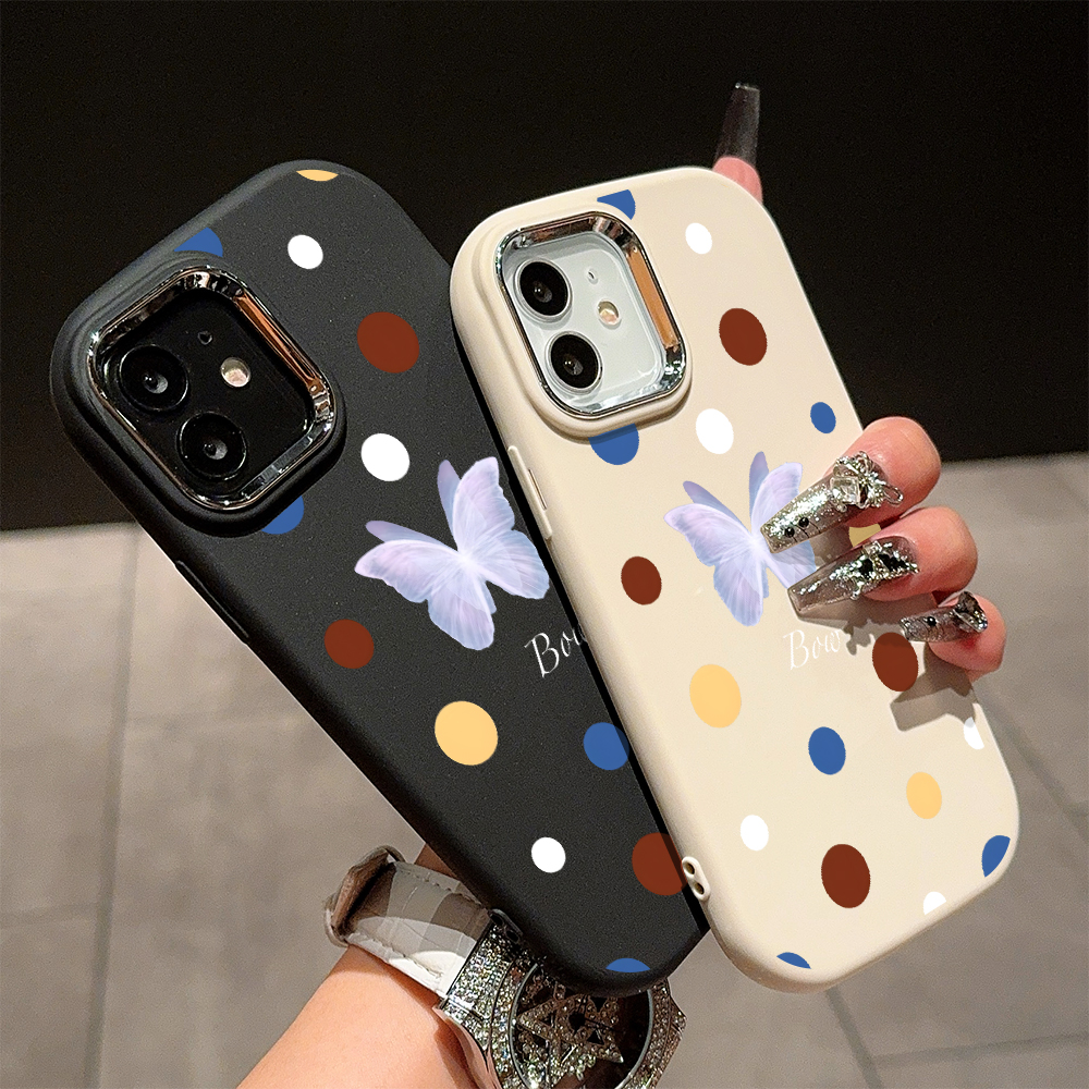 UCUC%20for%20Samsung%20S21%20FE%204G%205G%20Back%20Cover%20Dian%20Dian%20and%20Butterfly%20Luxury%20Plating%20Lens%20Soft%20Candy%20Phone%20Case%20-%20Image%205