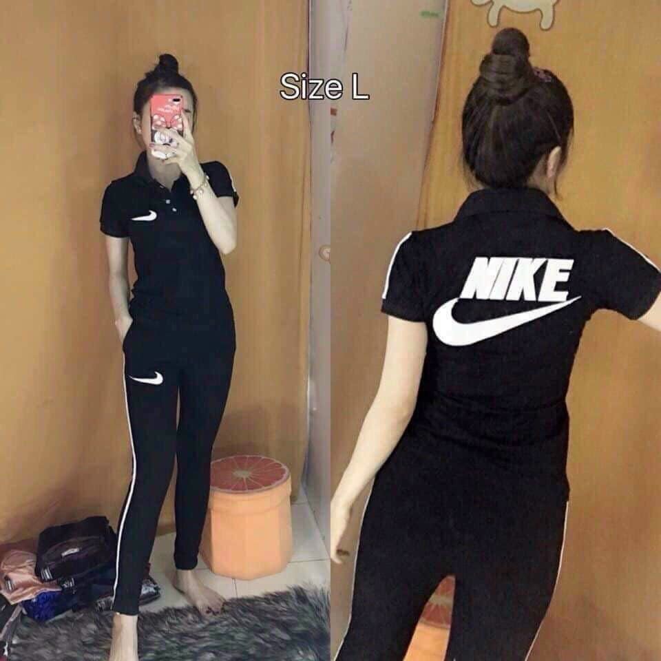 [HCM]SÉT BỘ ĐỒ COTTON CỔ TRỤ THÊU NIK CAO CẤP