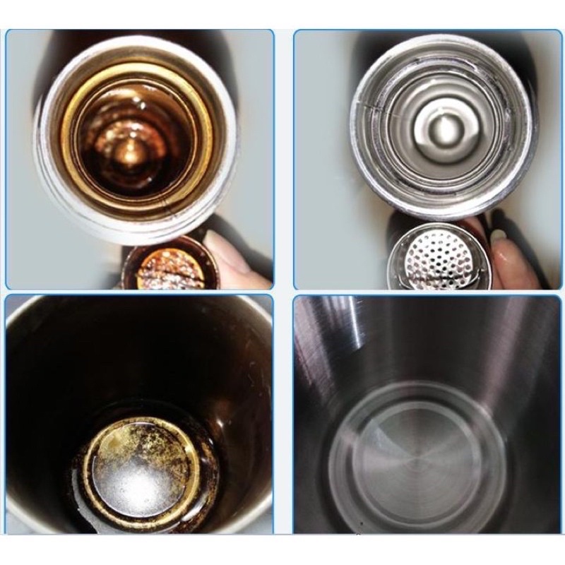 Bột tẩy cặn ấm siêu tốc, máy pha cà phê Denkmit Đức - tẩy cặn canxi bình thủy, bình đun