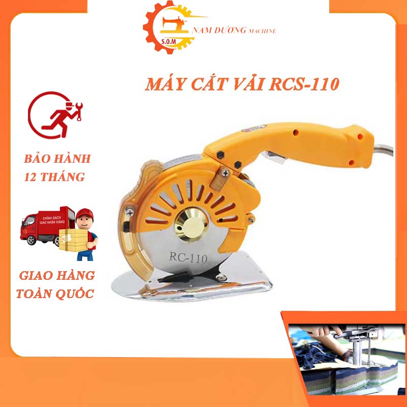 Máy cắt vải cầm tay RCS-110 có đèn led > cắt với 3 chế độ nhỏ gọn tiện dụng > thiết kế hiện đại