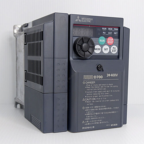 Inverter Mitsubishi FR-D740-036-NA, VFD, 2 HP, Ingresso 380-480V AC, Frequenza 0.2-400Hz, Nuovo