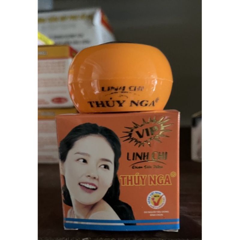 Kem Linh Chi Thúy Nga Dưỡng Trắng Da (Đen - Cam)