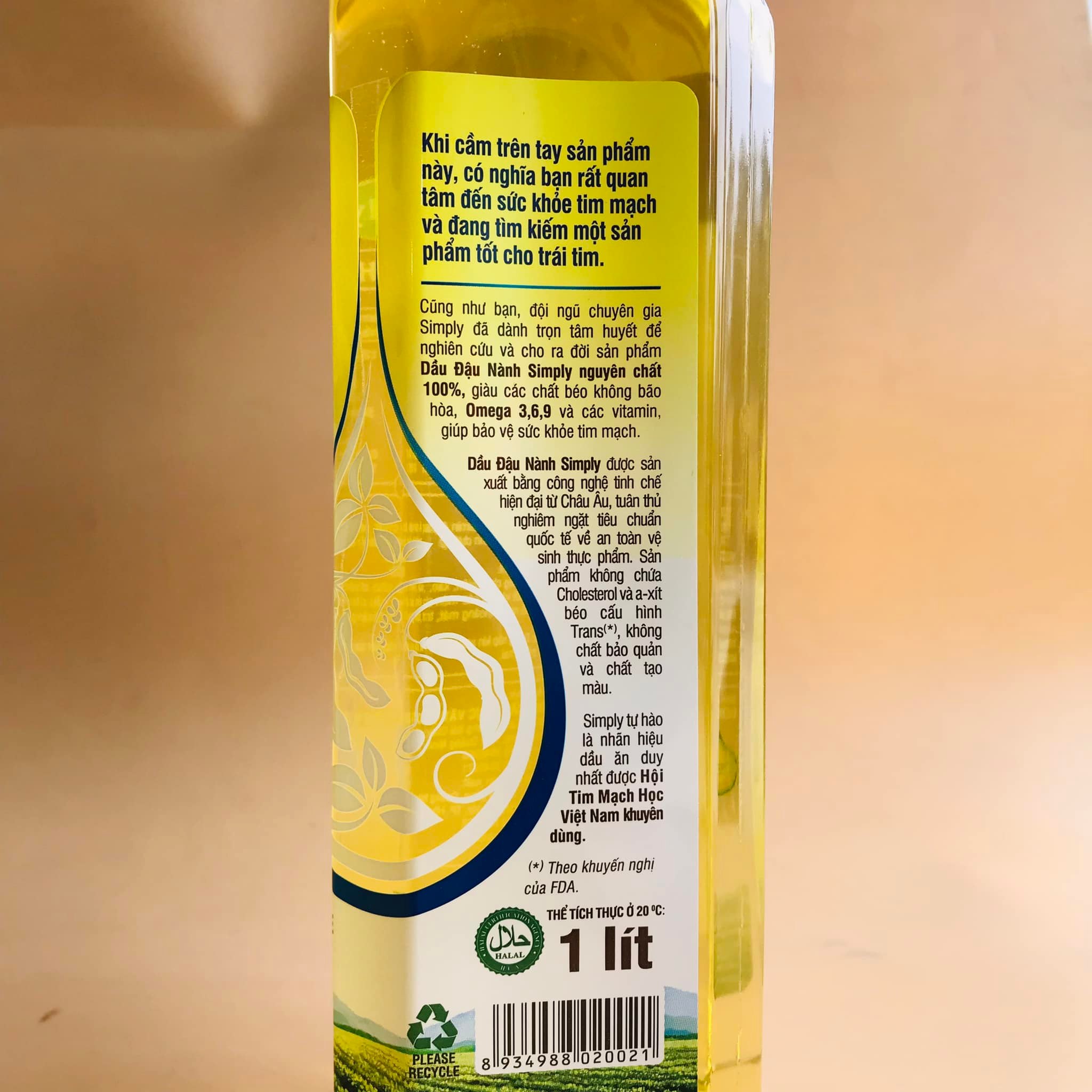 [HN] Dầu ăn Simply đậu nành 1L (date mới nhất)