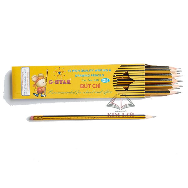 Hộp 12 Cây Viết Chì Gỗ 2B G-Star 018