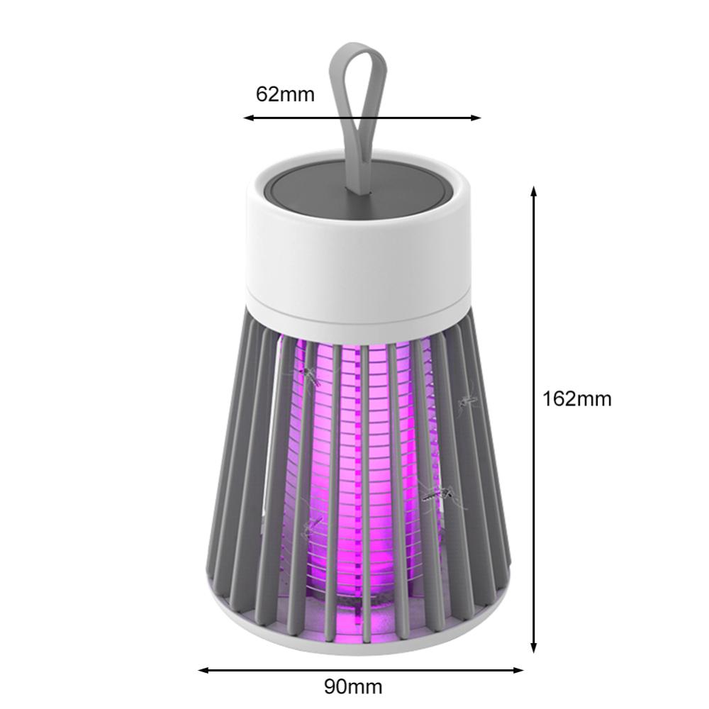 Electric Mosquito Killer Lamp Portable LED Light Fly Bug Insect Trap Zapper