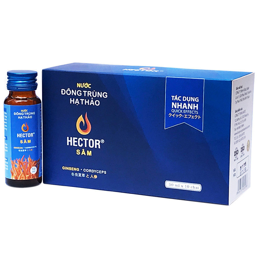 Nước Đông Trùng Hạ Thảo Hector Collagen và Hector Sâm