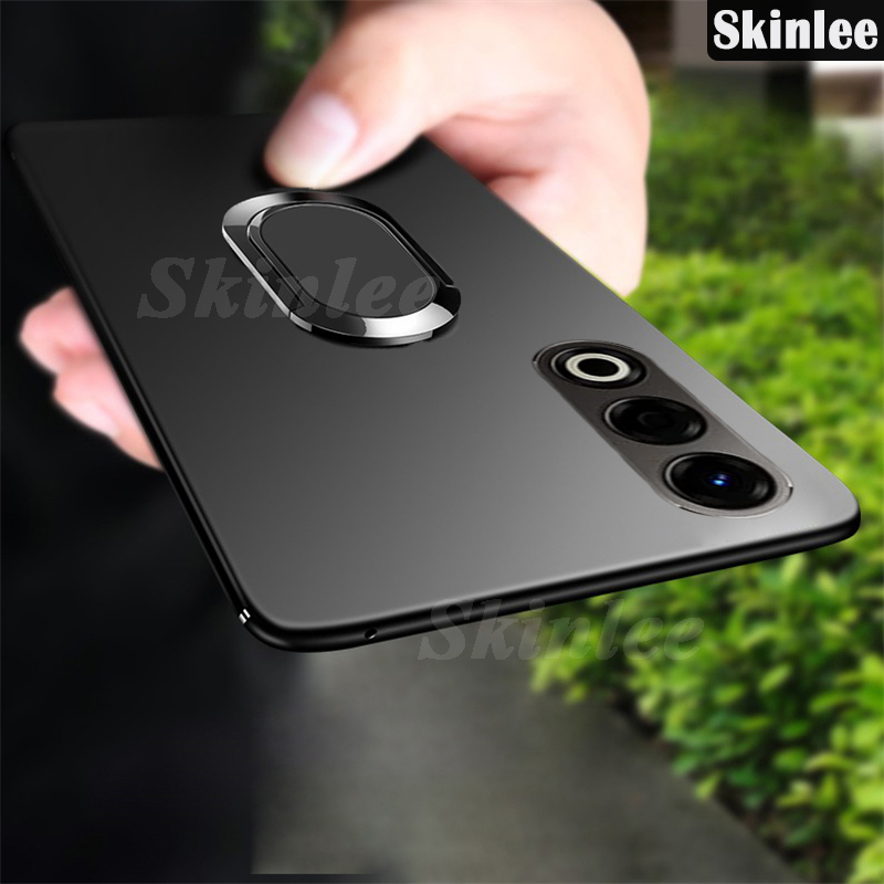 Phone case For itel S25 Back cover Finger Metal Ring Kickstand Car Holder Matte Soft Silicone Cover For itel S25 Ultra Cover cases