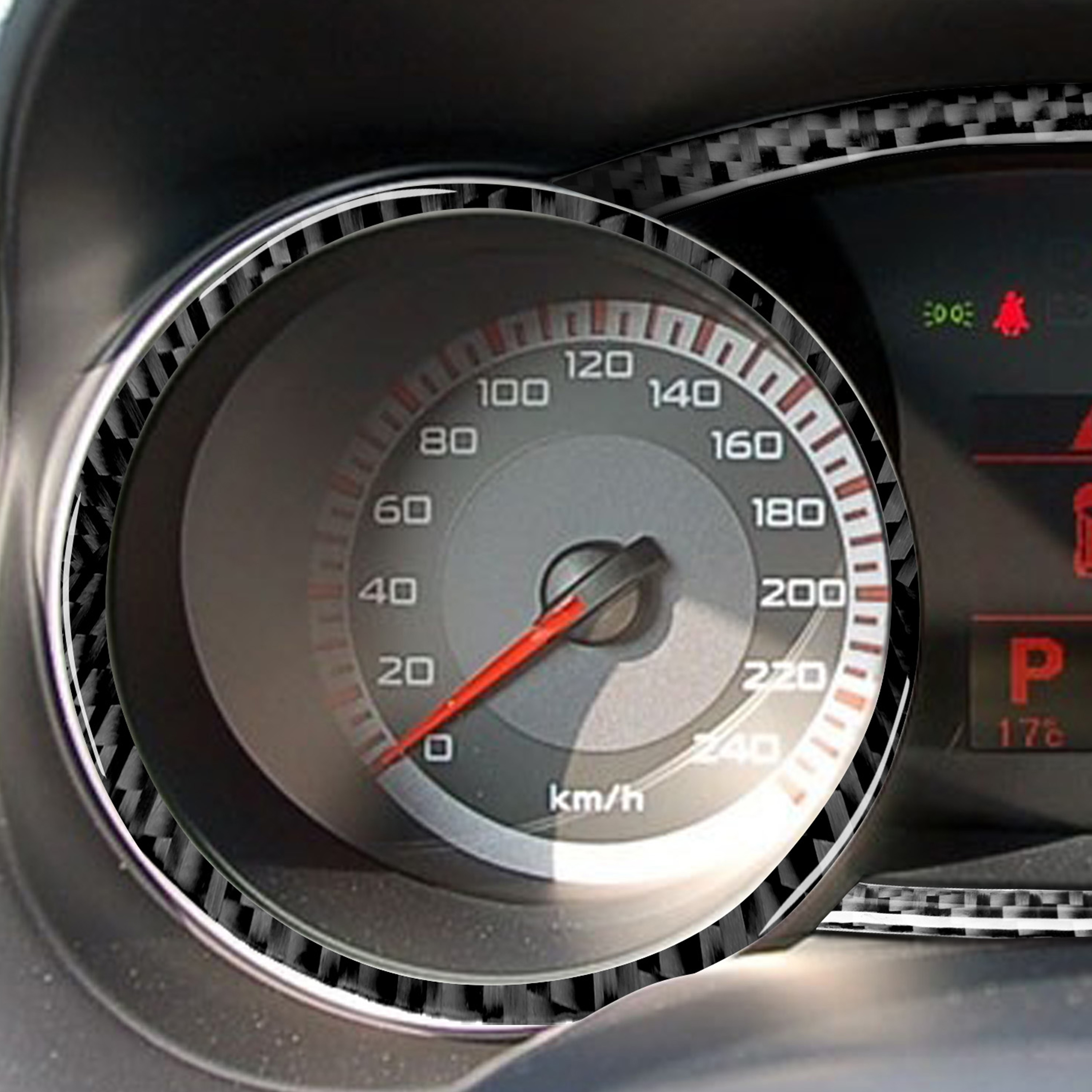 【New release】 for Evo X Mr 2008-2015 speedometer panel frame carbon ...