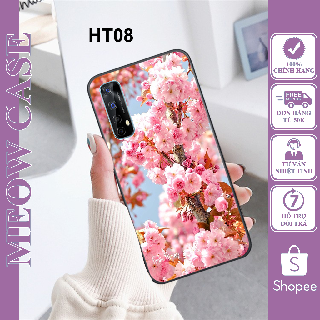 Ốp dẻo Realme 6/6Pro/7/7Pro/8/8Pro in hình Hoa