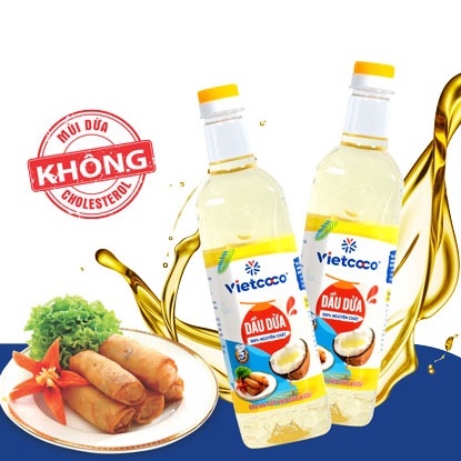 Dầu Dừa Tinh Luyện 1 Lít Thương Hiệu Vietcoco