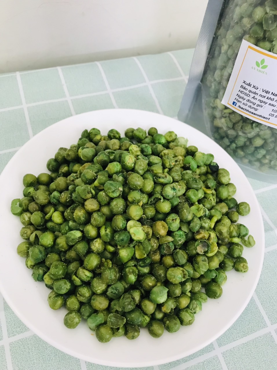 Đậu hà lan rang muối 500gr An Nhiên