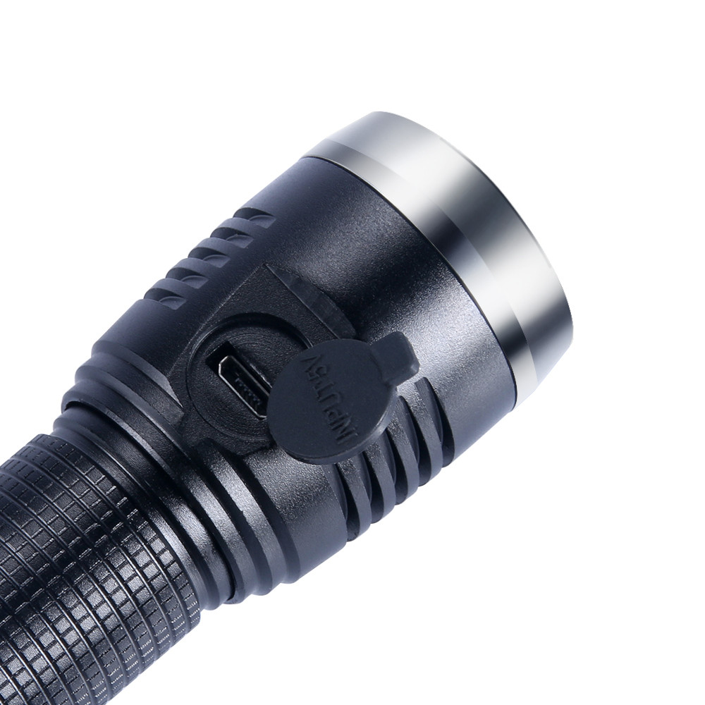 Mini USB Rechargeable Outdoor Military LED Flashlight Torch Lamp 18650