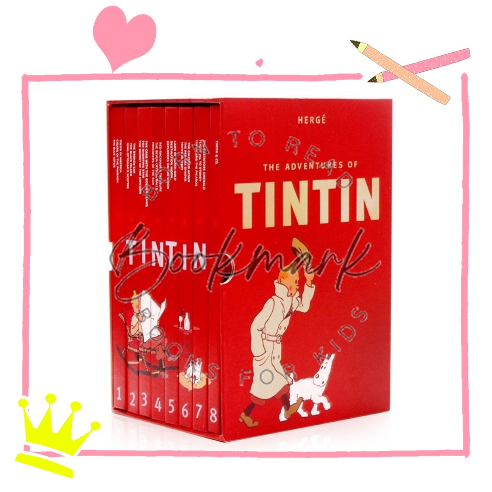 Ready Stock] The Adventures of Tintin Book Set (8 Books) (Hardcover) |  Lazada Singapore