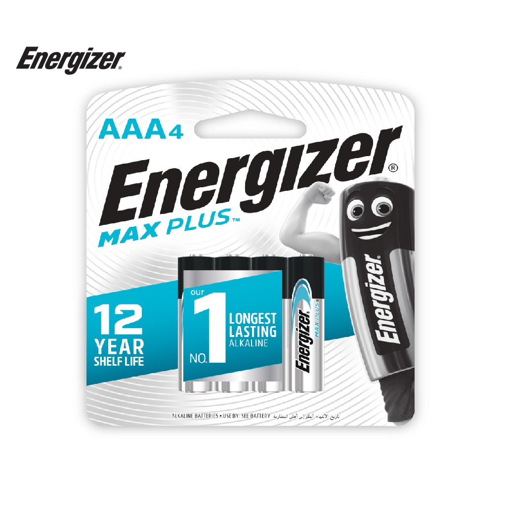 Pin AAA Energizer Max Plus EP92 BP4 - Vỉ 4 Viên