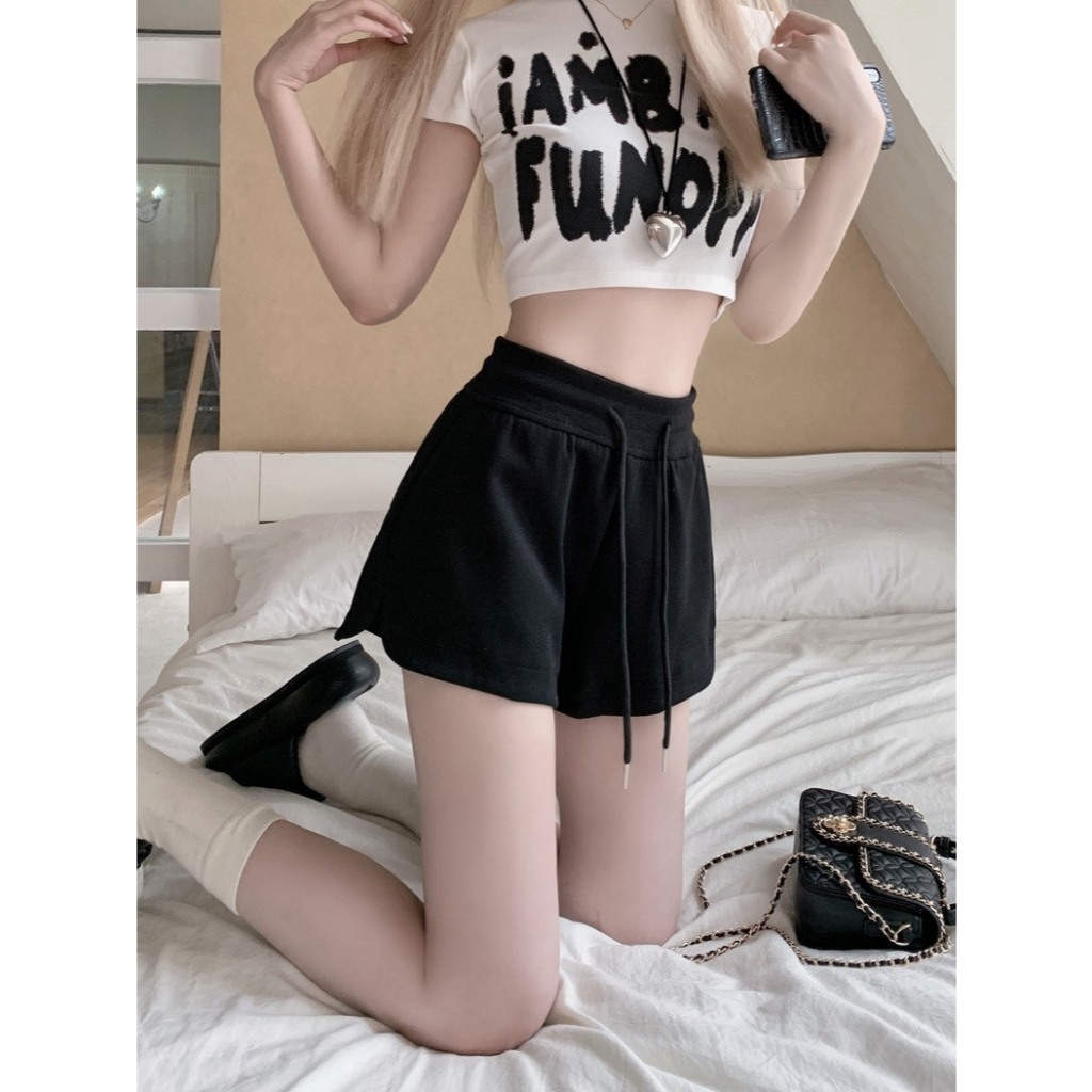 Quần đùi cotton xẻ chất dày đẹp vải mịn