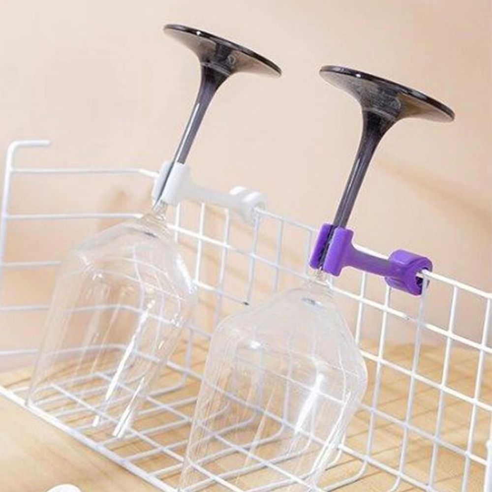 4 Pieces Practical Silicone Dishwasher Goblet Holder Hanging Anti-Slip ...