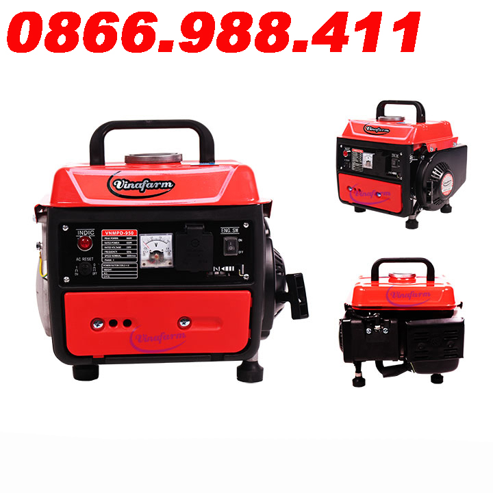 Máy phát điện mini 1kw chạy xăng 2 thì vinafarm vnmpd-950