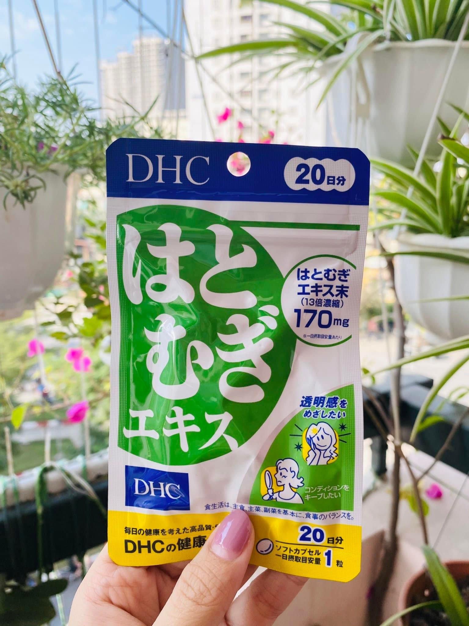 Viên uống trắng da dhc Nhật Bản 20 ngày