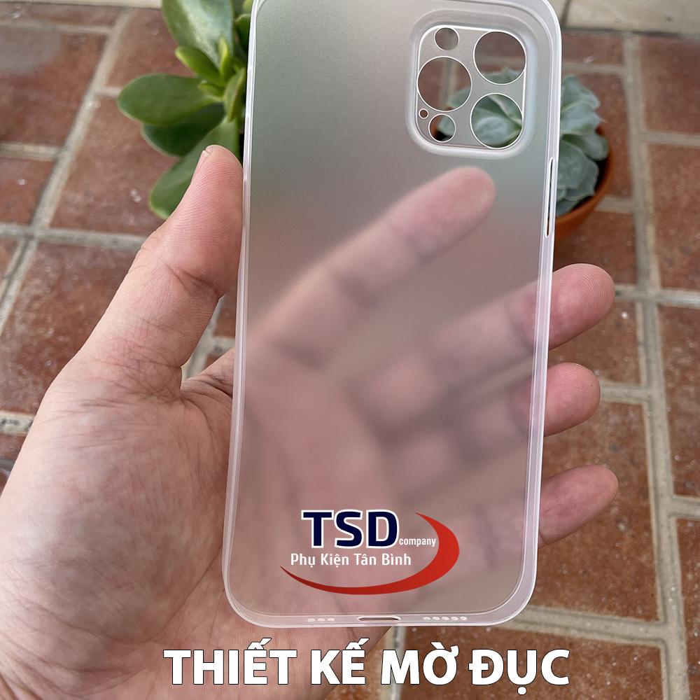 Combo 2 Ốp Lưng Trong Nhám Unibody iPhone 12 Pro Siêu Mỏng