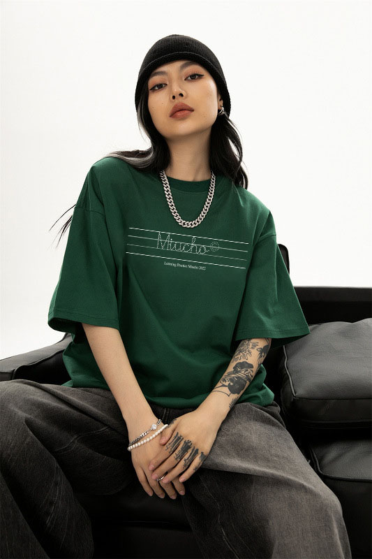 Áo thun form rộng nữ Unisex chất vải cotton MT004 Miucho in basic