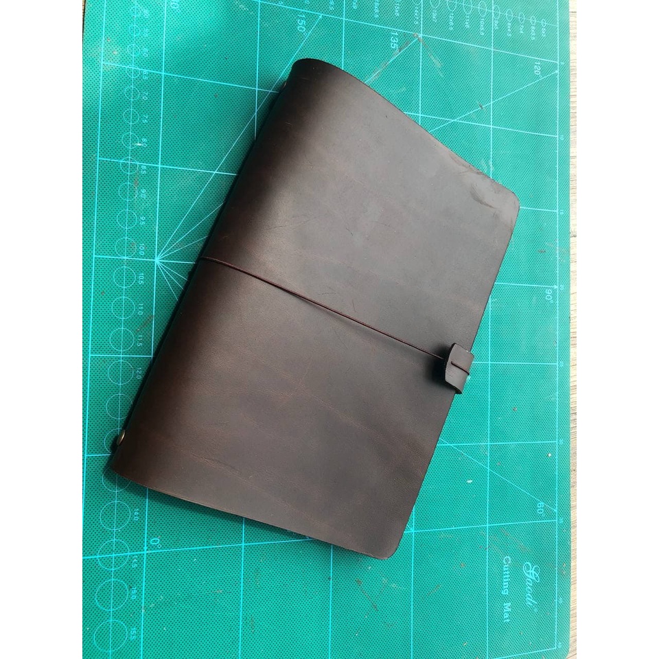 [Handmade] Sổ tay A5 bìa da thật - A5M01