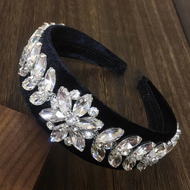 Women's Baroque Crystal Rhinestone Headband - Padded Hairband, Crown Accessory 7 thumbnail image