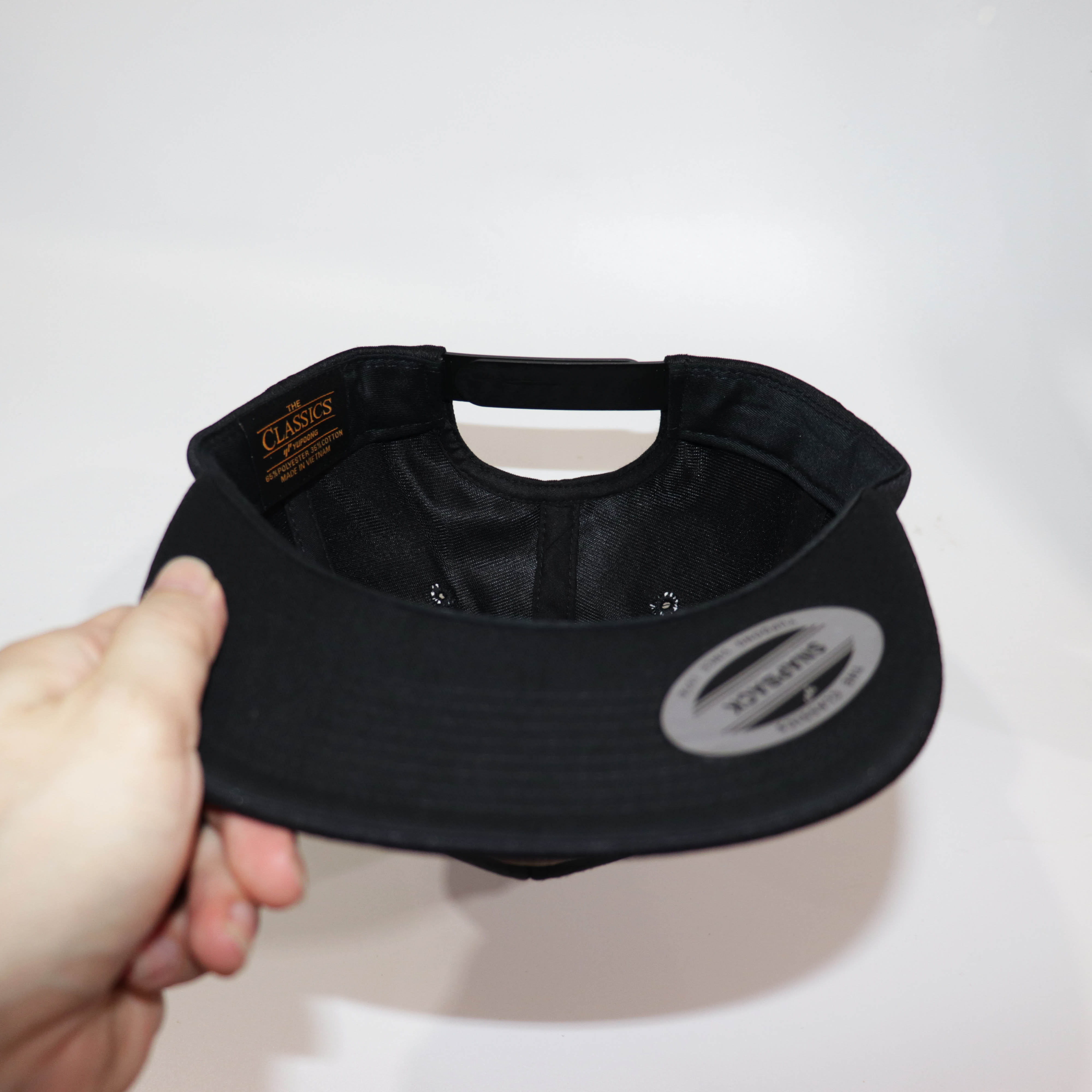 Nón Snapback Full Đen Logo Newbold- Mũ Lưỡi Trai Nón Kết