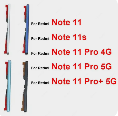 NEW%20%E3%80%90Unique%20features%E3%80%91Up/Down%20Volume%20Side%20key%20For%20Xiaomi%20Redmi%20Note%2011%2011S%20Pro%20Plus%204G%205G%20Volume%20Button%20Side%20Button%20Replacement%20Repair%20Spare%20Parts%20-%20Image%203