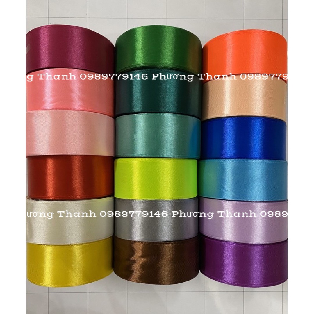 RUY BĂNG LỤA, cuộn 4cm