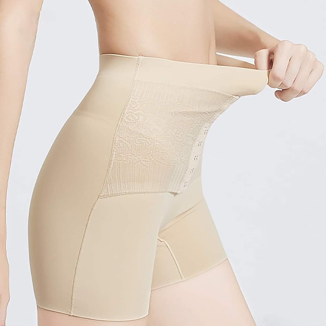 Quần Gen Su Lụa Móc Cài Trước Siêu Định Hình Giúp Eo Thon Cao Cấp