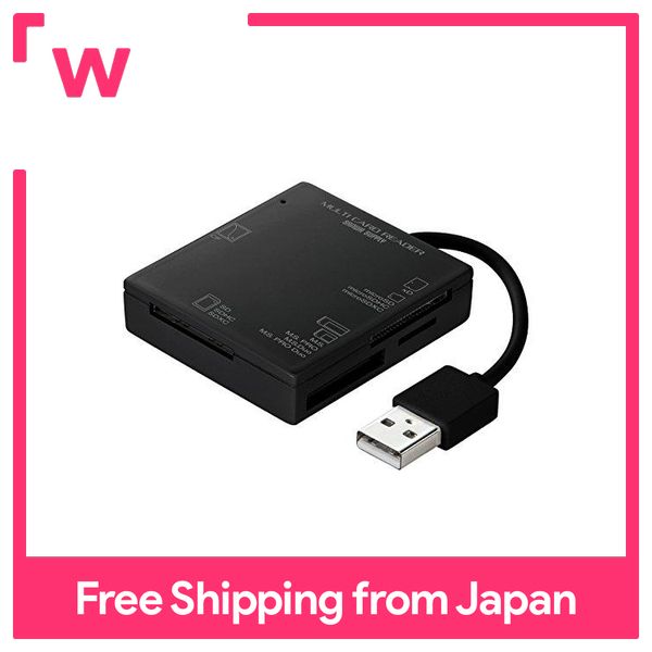 Sanwa USB2.0 Card Reader SD Micro SD MS XD CF Tương Ứng Màu Đen ADR-ML15BK thumbnail