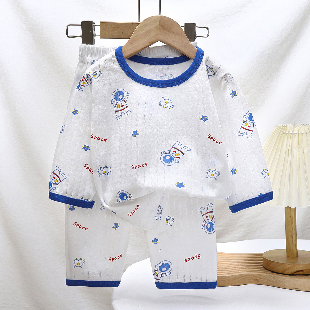 【Trending in Fashion】 Children's Pajamas Home Clothes Set 100 Cotton Summer New Boys' Air-conditioned Clothes Girls' Clothes Summer Children's Clothes.