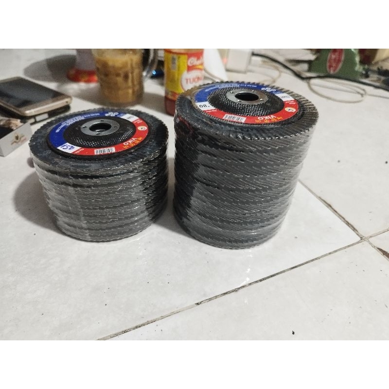 Nhám xếp phi 100mm nhám dày đủ số a40 đến a240