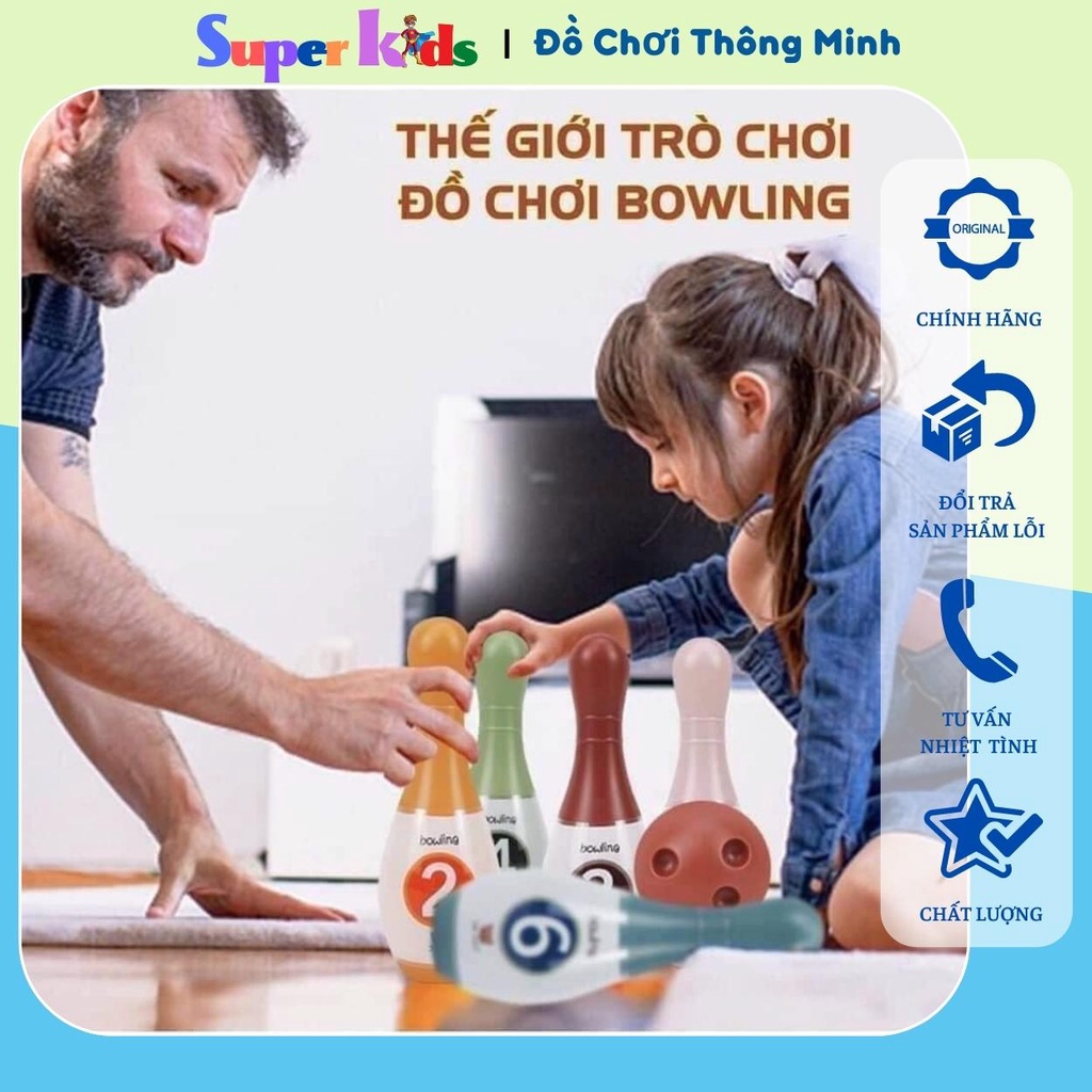 Bộ Đồ Chơi vận động Bowling -Bolling Vui Nhộn Cho Bé