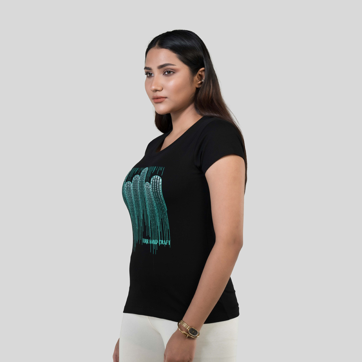 TORR BLACK Women's T-Shirt.