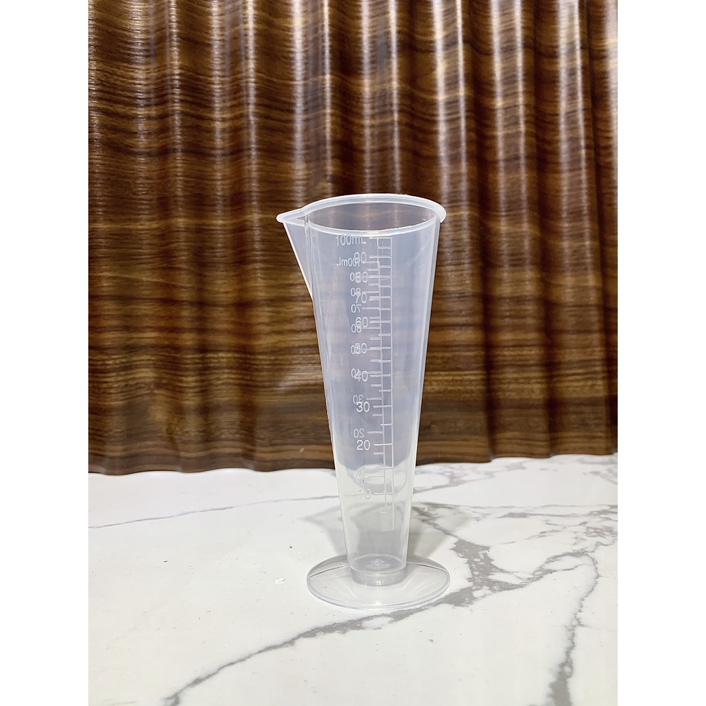Ca đong định lượng pha chế có chia vạch 100 ml hình ly