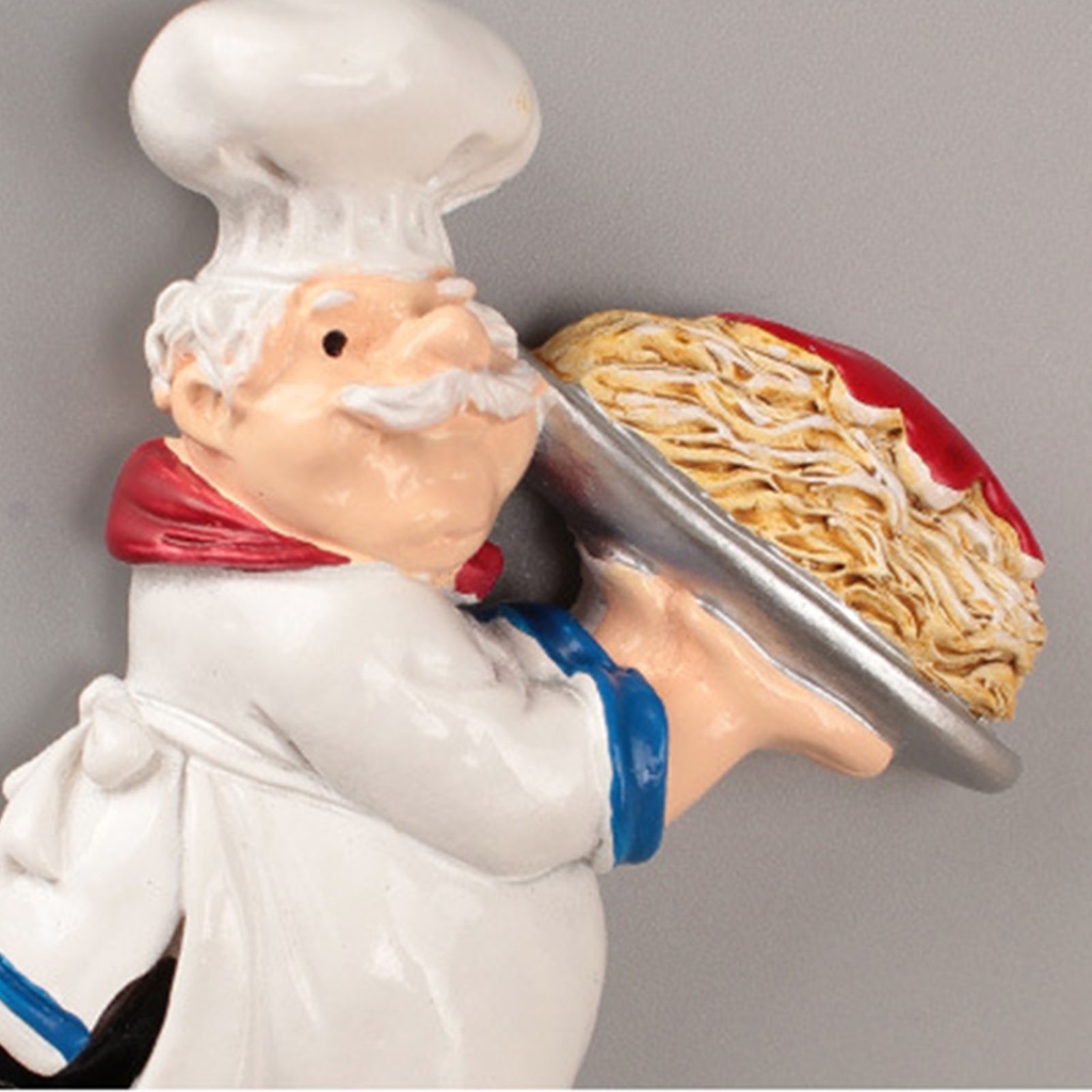 Chef Wall Hanger Decorative Chef Wall Hooks Key-Coat Utilities Hook Chef Wall