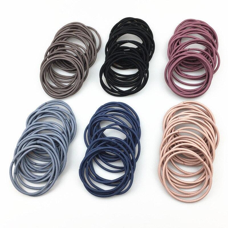 Combo 5 Thun Cột Tóc G01 Đủ Màu – Phong Cách Hàn Quốc, Phụ Kiện Tóc Nữ Xinh Xắn Cho Mẹ Và Bé